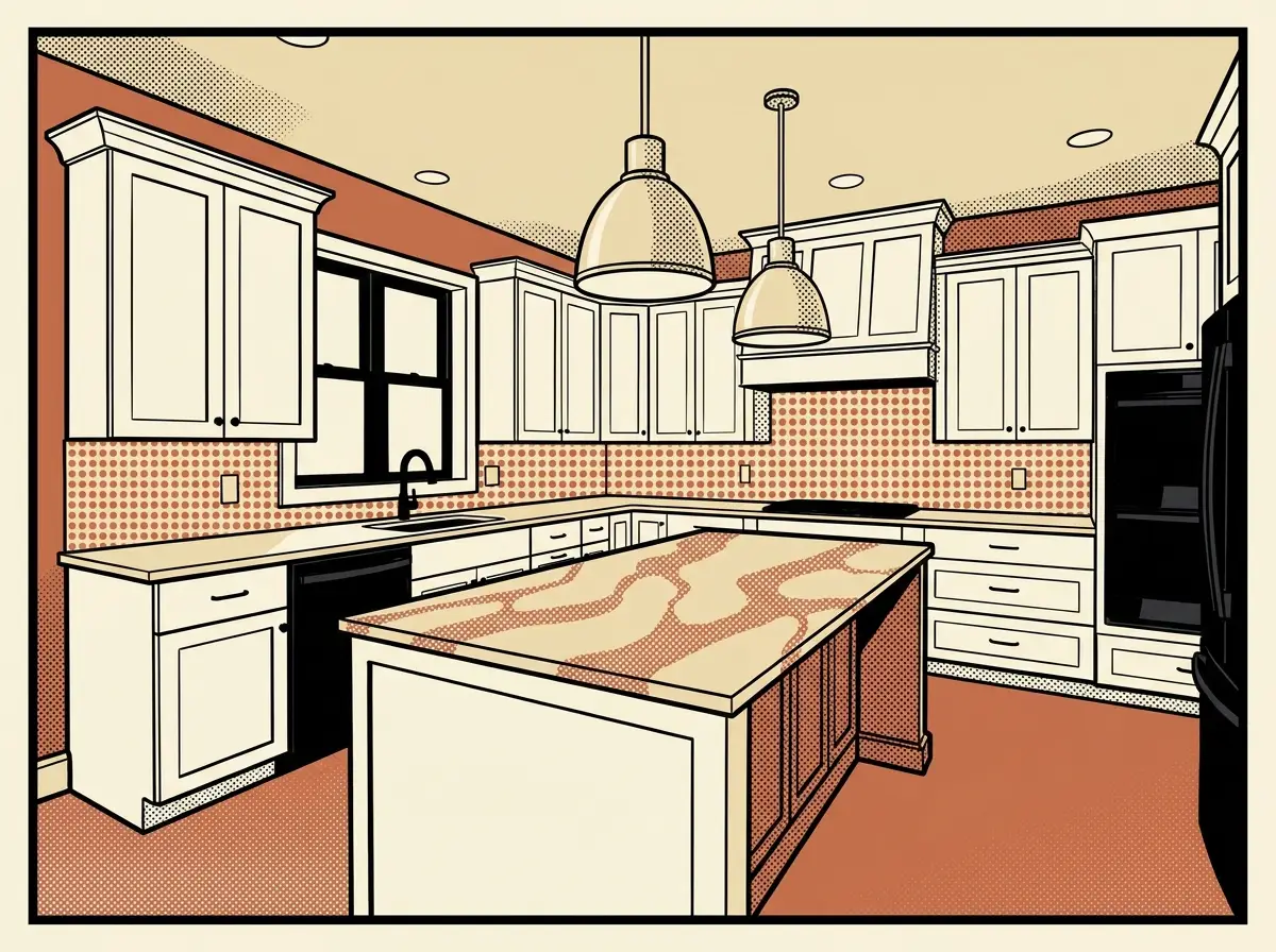 Remodeled kitchen